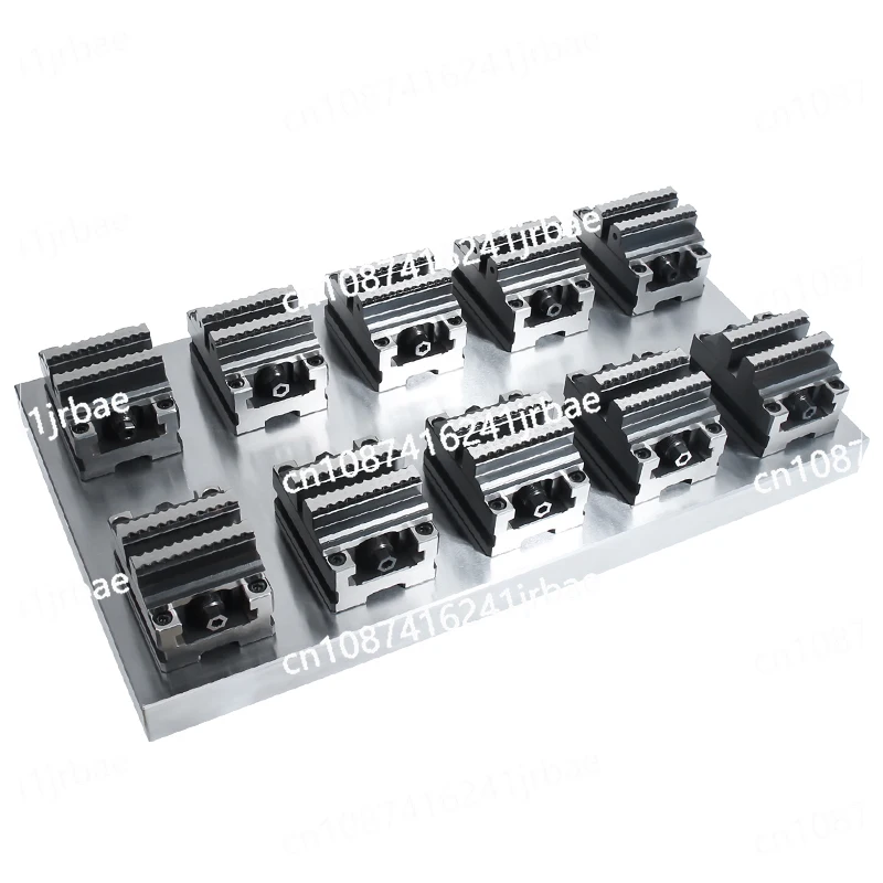 

Four-axis self-centering vice precision multi-station vice heavy-duty quick-changing turntable bridge plate set