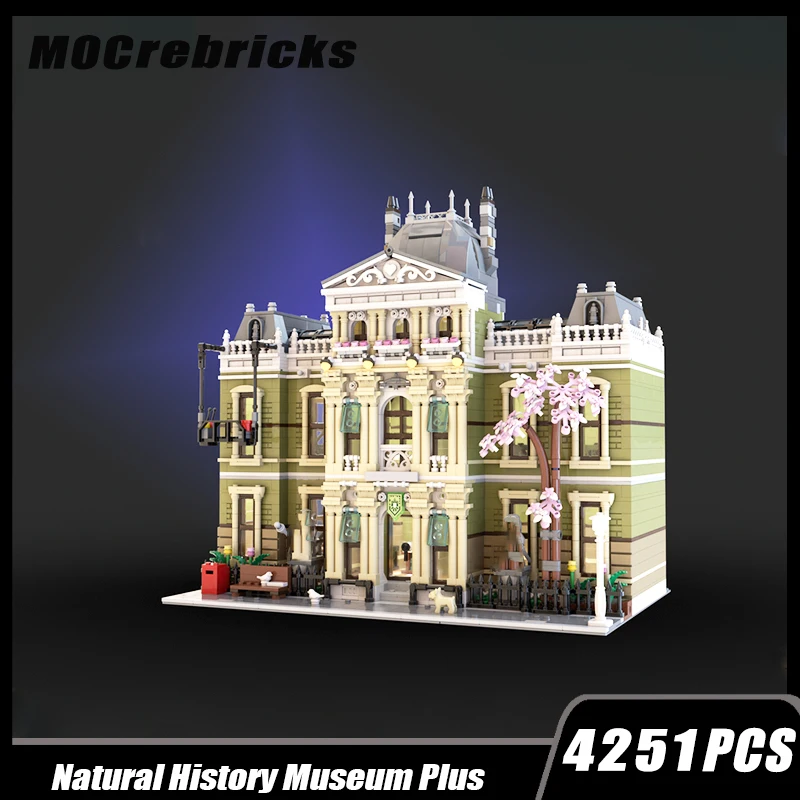 

City Street View 10326 Natural History Public Museum Building Modularization Building Block Assemble Model Brick Toy Gifts