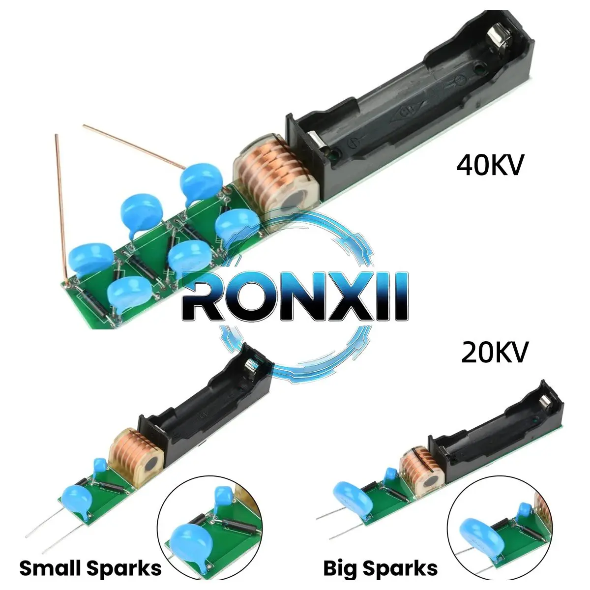 حجرة البطارية المتكاملة 20KV/40KV وحدة الجهد العالي عالية الطاقة مع ملف تعزيز التفريغ القوي #1