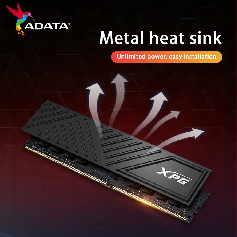 ADATA GAMMIX D35 DDR4 MEMORY وحدة DRAM ذات صينية واحدة 3200 ميجا هرتز 3600 ميجا هرتز 8 جيجابايت 16 جيجابايت 32 جيجابايت رام عصا بدون ذاكرة مكتبية RGB XPG #4