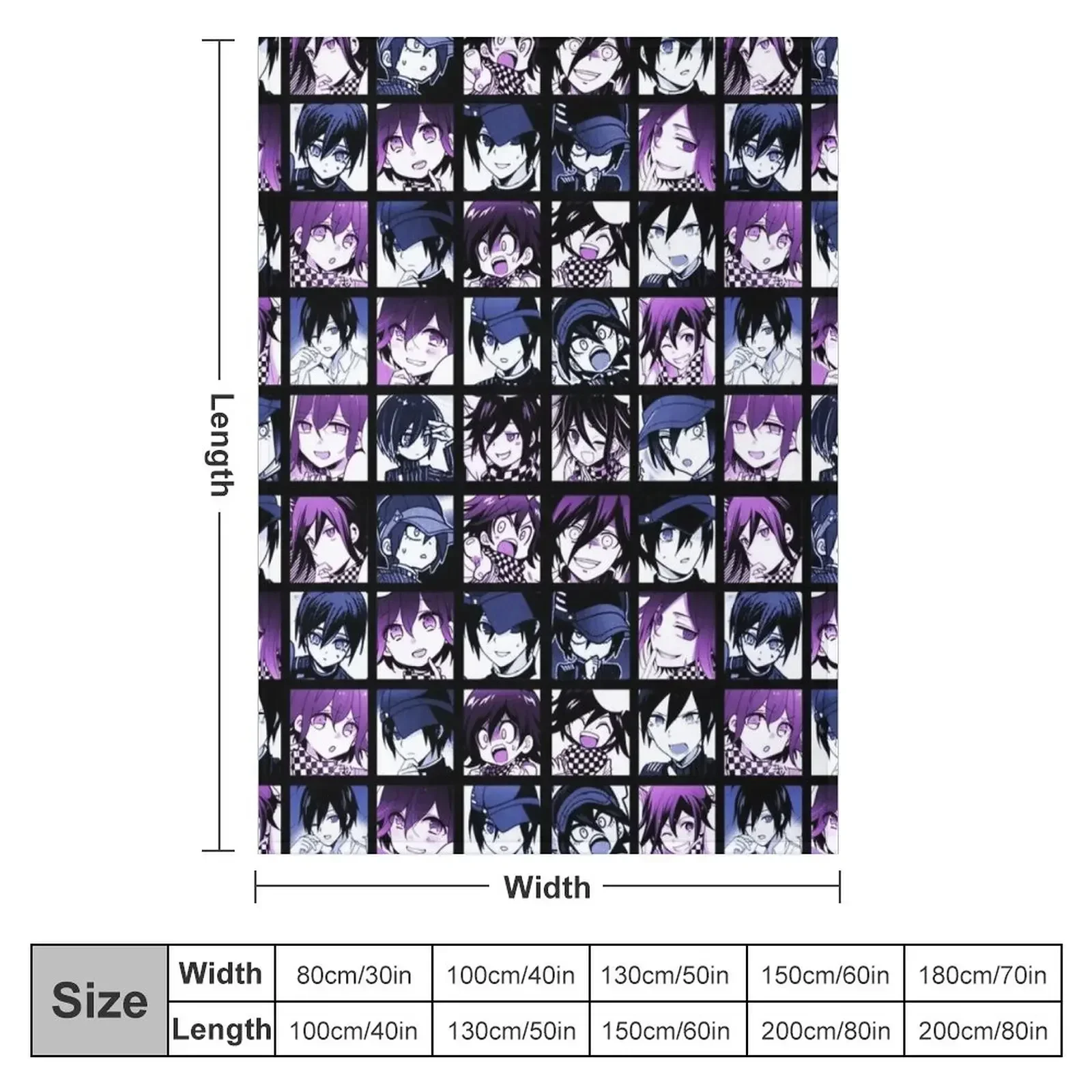 Shuichi and Kokichi Manga Collection (Colored) Throw Blanket christmas decoration Single Blankets