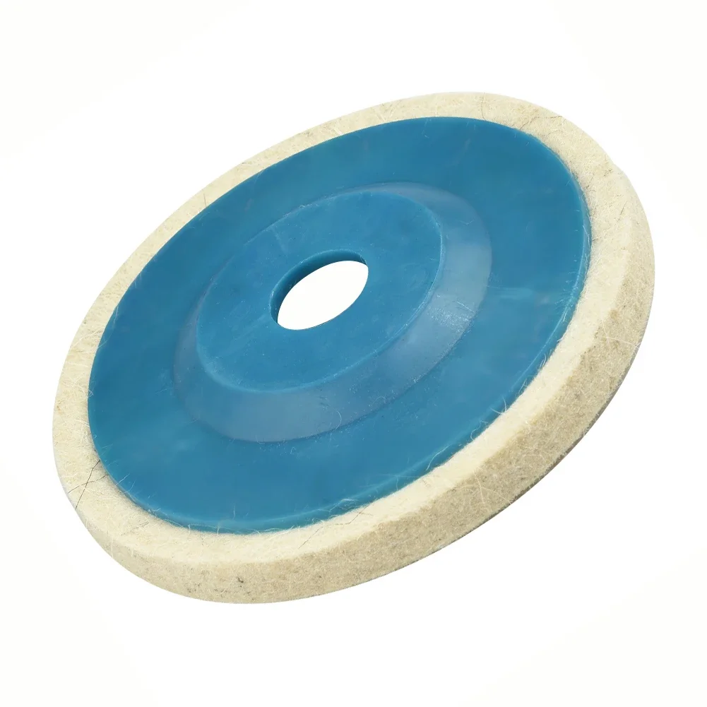 4-inch 100mm Wool Polishing Wheel Polishing Pad Angle Grinding Wheel Felt Polishing Disc For Metal Marble Glass Ceramic