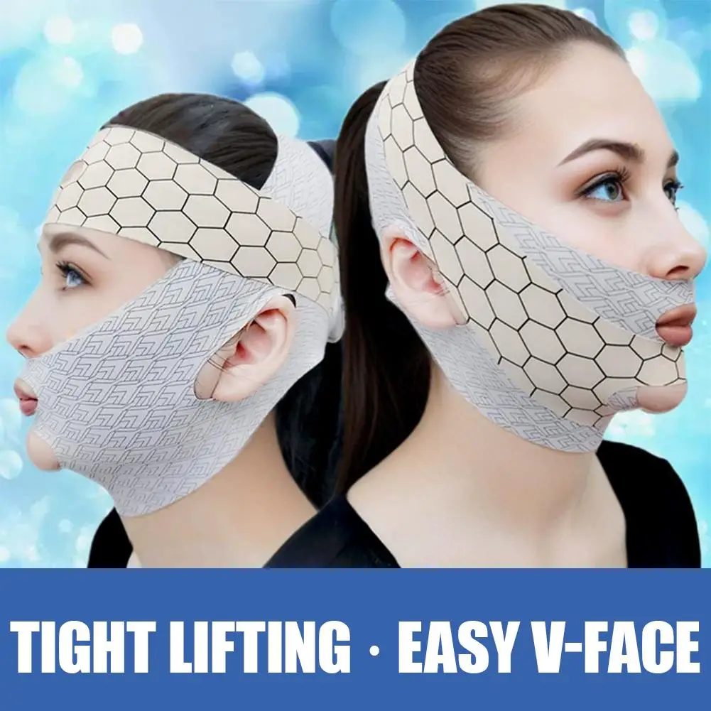 Women Face Slimming Bandage V Line Face Shaper Chin Cheek Lift Up Belt Anti Wrinkle Band Facial Massager Beauty Skin Care Tools