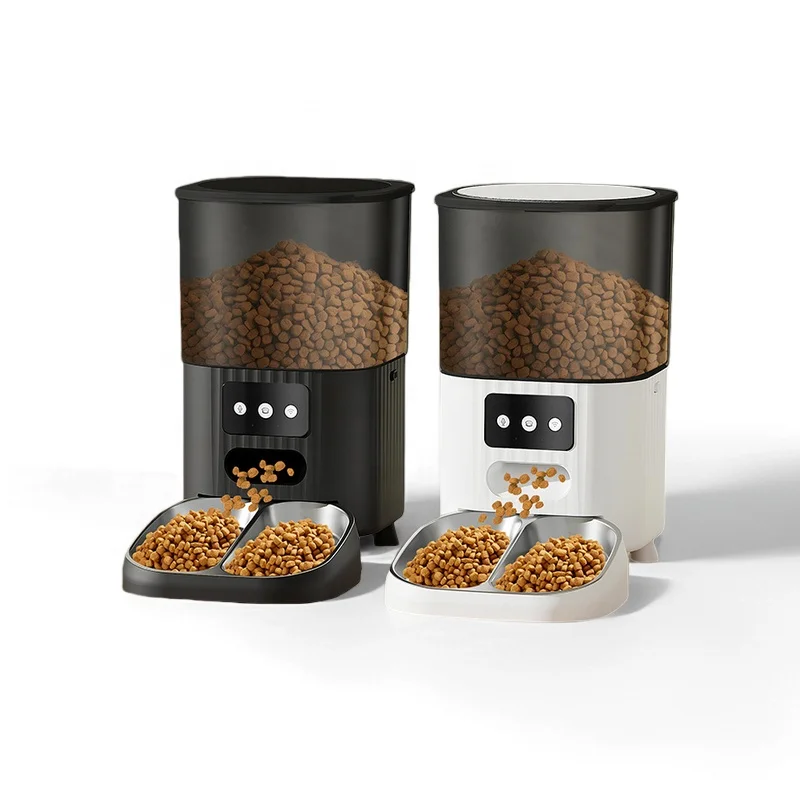 304 Stainless Steel+PC+ABS Pet Automatic Feeder WiFi Model Smart Automatic Pet Feeder for Dogs Cats