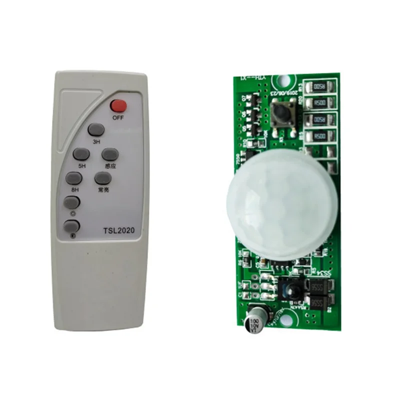

ABFY-Solar Street Lamp Controller Circuit Board With PIR Human Body Induction, 3.2V 3.7V Remote Control Function