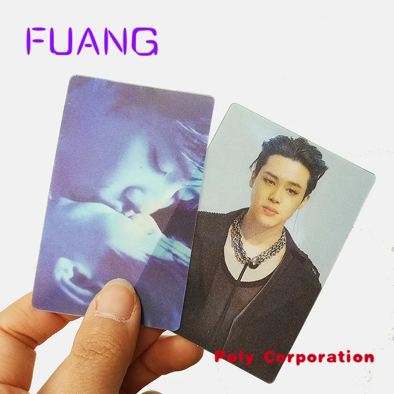 Custom  Wholesale customized 3D Lenticular printing business photo card