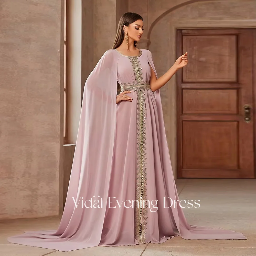 

Элегантное роскошное арабское мусульманское женское длинное платье с накидкой на талии и дизайнерским халатом для особых случаев