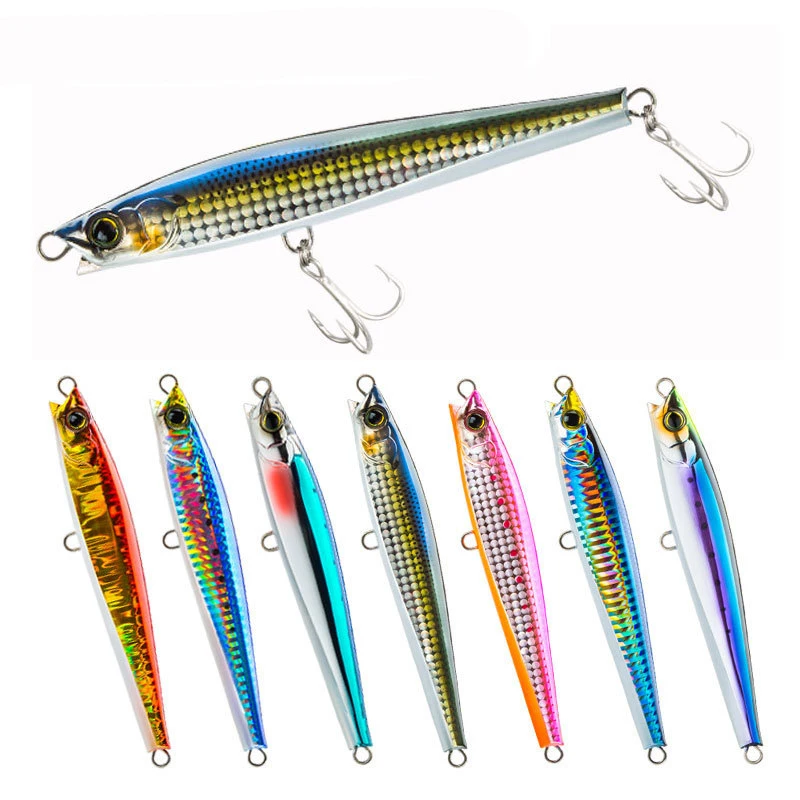 

Heavy Sinking Minnow Fishing Lures 110mm 50g Pesca Artificial Baits Saltwater Lures Minnow Bait Pesca Fishing