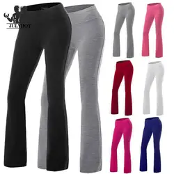 Yoga Clothes Women Flared Pants Long High-waisted Tight-fitting Figure Sports Elastic Slim Dance Curve Yoga Trousers