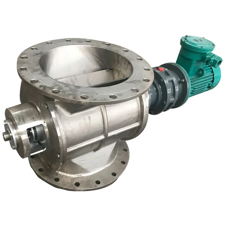 Stainless steel rotary airlock valve for cyclone dust collector system