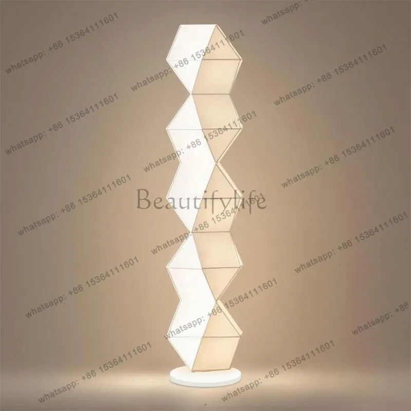 YJ medieval silk floor ornament can illuminate natural wabi-sabi wind living room high-end artistic atmosphere