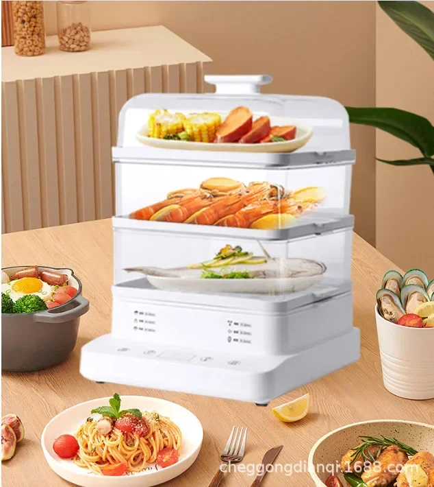 110V220V electric steamer electric steamer steam pot breakfast machine steamed vegetables and eggs