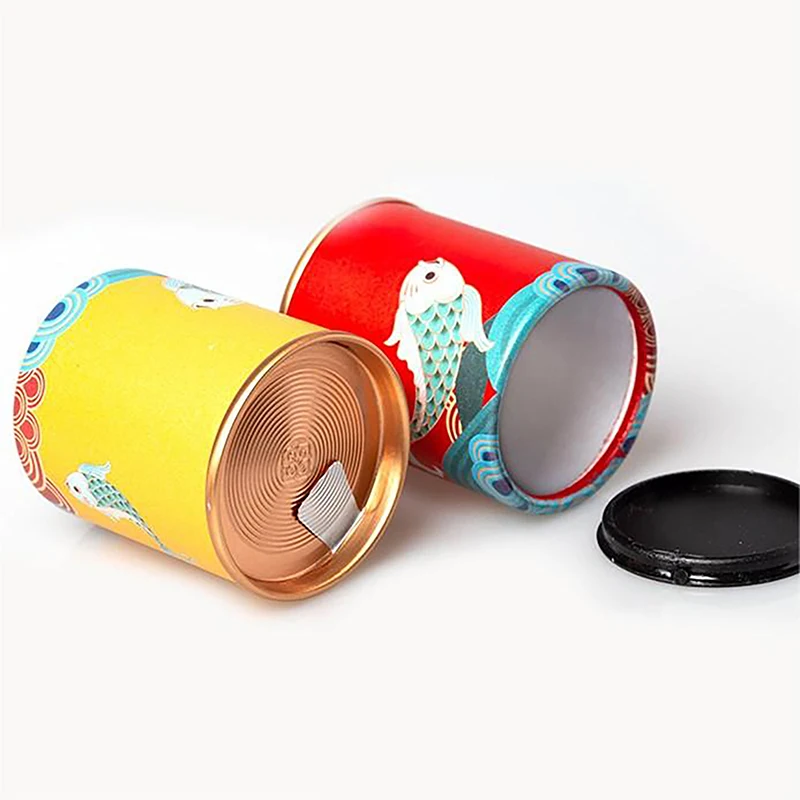 Stały Mini pusty puszka na herbatę domowy słoik z zieloną czarną herbatą przenośny pojemnik na mały pudełko na herbatę pojemnik na papier 1 szt.