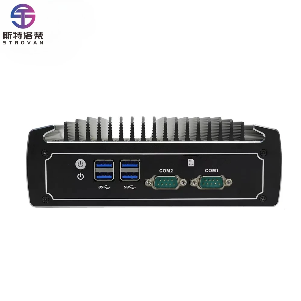 

New Fanless Mini Pc 8th Generation Core I7-8550u Processors with 2*Gigabit Ethernet Port Sim Card Slot