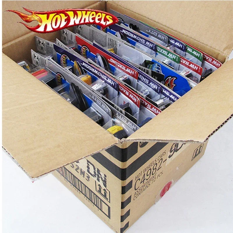 5pcs-72pcs Original Diecast Hot Wheels Models Car 1:64 Diecasts & Toy Vehicles Car Hotwheels Toys for Children Boys Kids Gifts