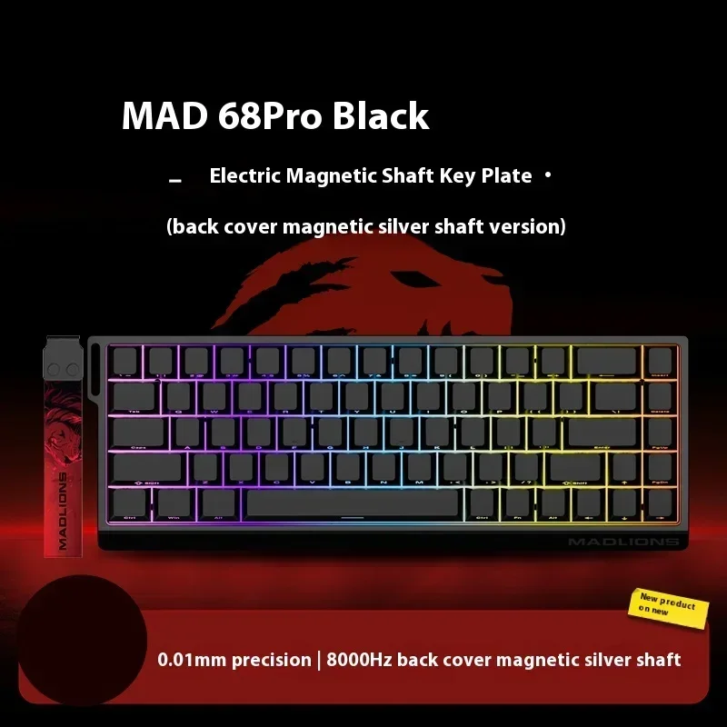 FGG Madlions Mad60 Mad68 He Mechanical Keyboard Magnetic Switch 8k Wired Rgb Hot Swap Custom Keyboard Esport Game Gift Accessory image 3