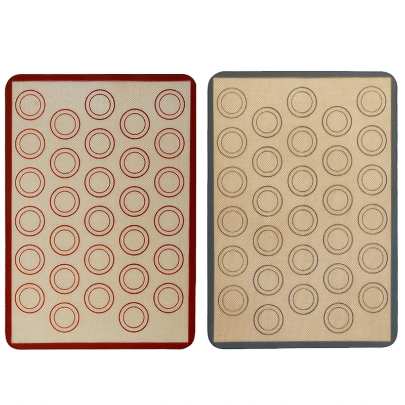 

Macaroons Mats Slip Resistant & Easy to Clean Silicone PastriesBaking Mats