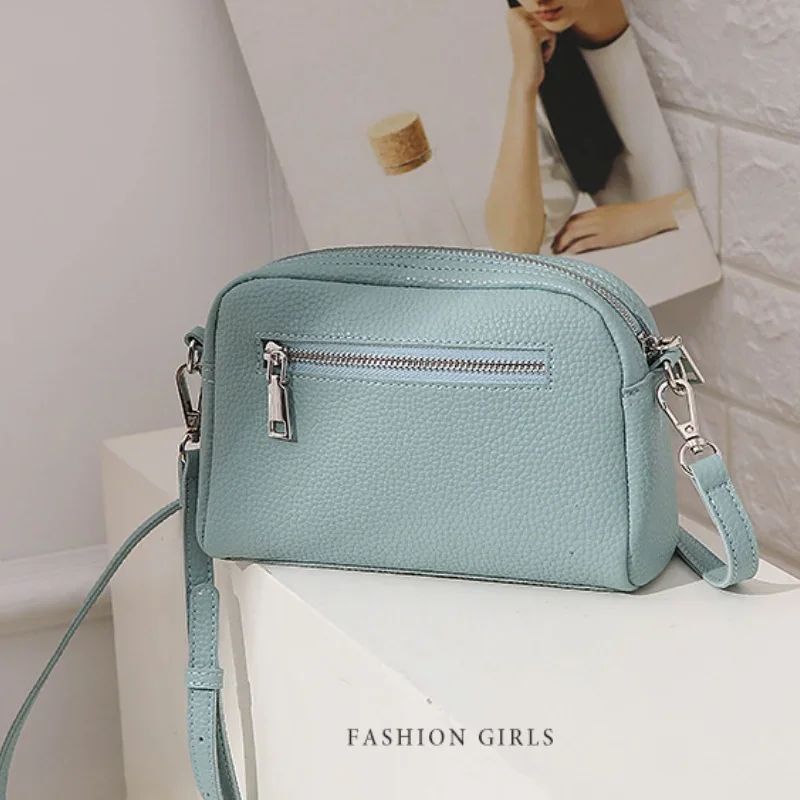 Women's Fashionable Crossbody Bag Niche Simple Korean Style Small Square Bag Classic Versatile Single Practical Shoulder Bags