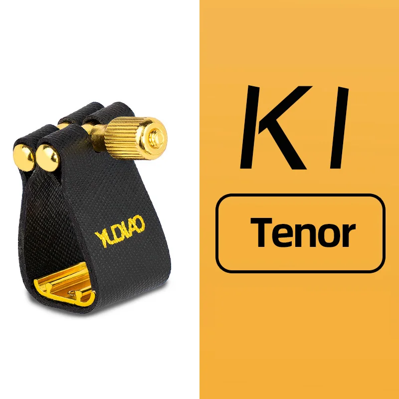 Yudiao Alt-, Tenor-, Sopran-Saxophon-Mundstück Weiche Klemme Bakelit Metall-Mundstückklemme Schutzkappe Pfeifenklemme – Detail 10