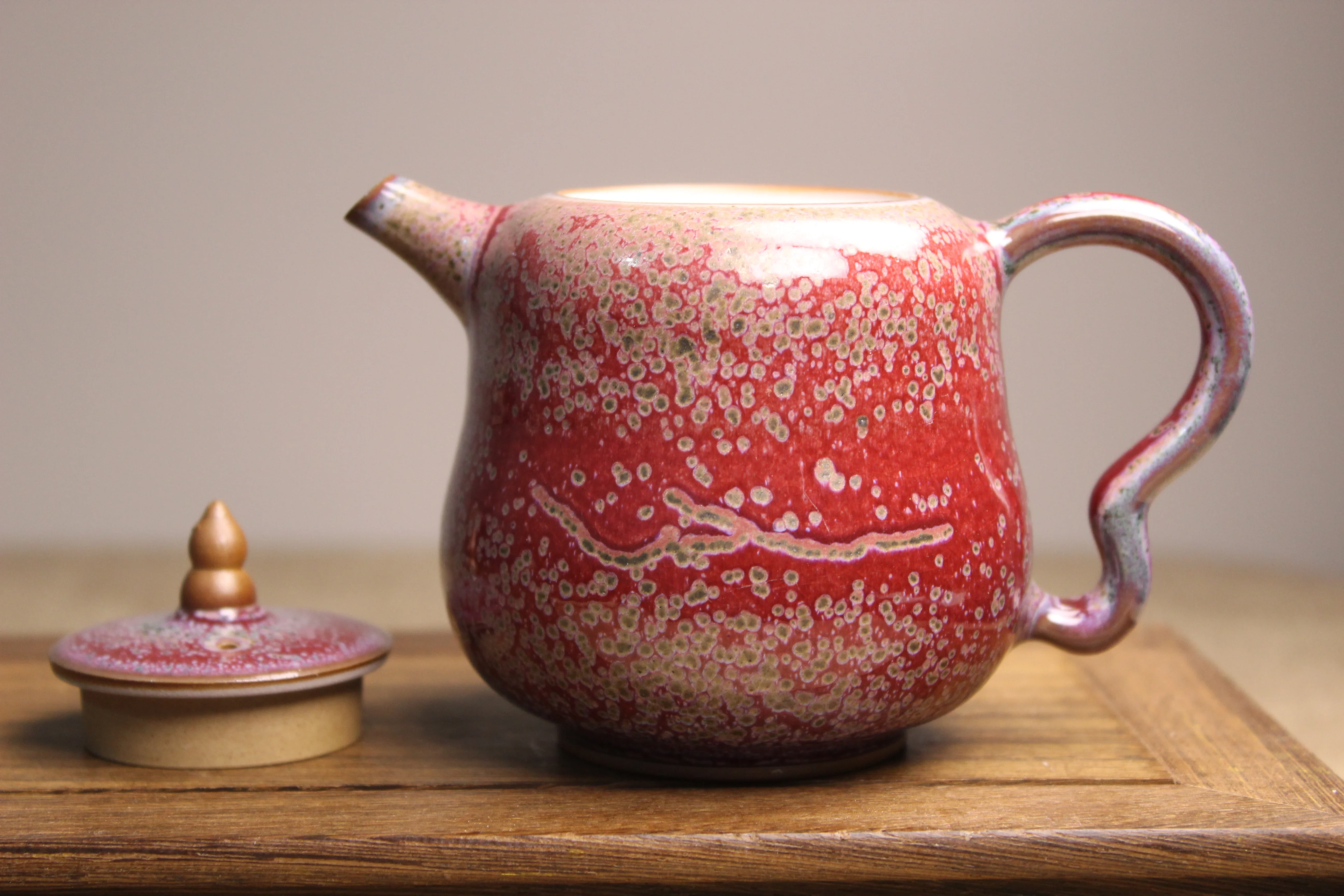 Old Jun porcelain kiln red spot glaze 