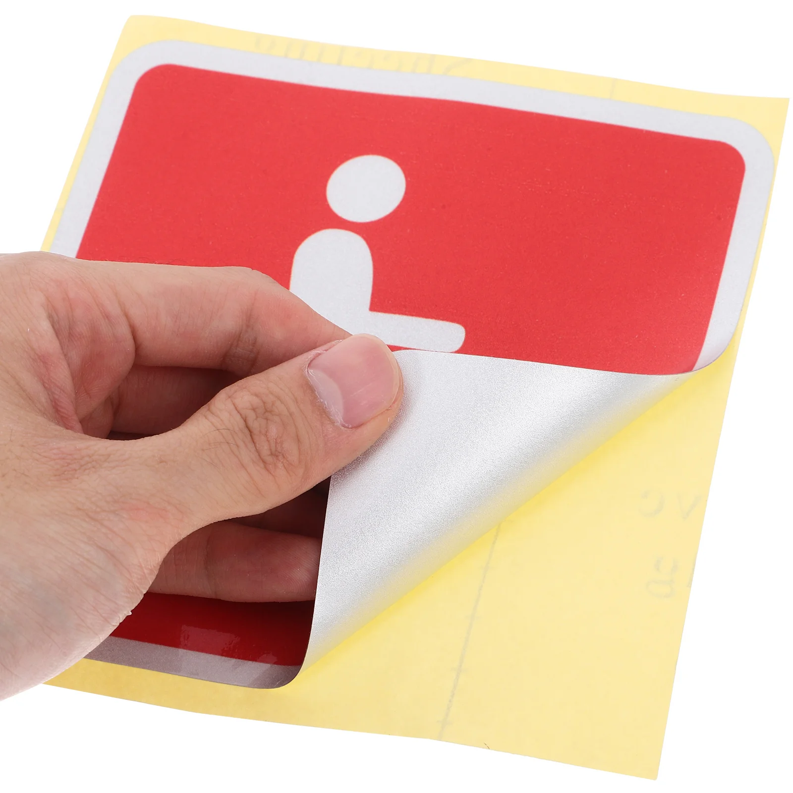 4 قطعة ملصقات الأشخاص المعاقين كرسي متحرك رمز مائي للأبواب السيارات المعاقين وقوف السيارات علامة ملصقات كرسي متحرك تحذير السلامة