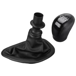 1pc For Mercedes W639 VITO 2003-2010 Manual 6-speed Gear Shift Knob W Gaitor-Boot Cover Black For Sprinter Ii 906 2006-2013