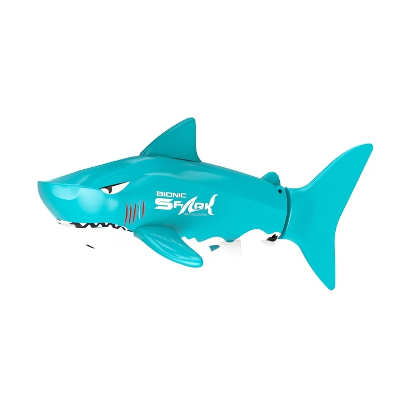 Q0KB RC Pool Toy Remote Control Shark Toy Swimming Pool Fish Toy for Kids Age 6-10 Outdoor Water Toy for 6+ Years Old