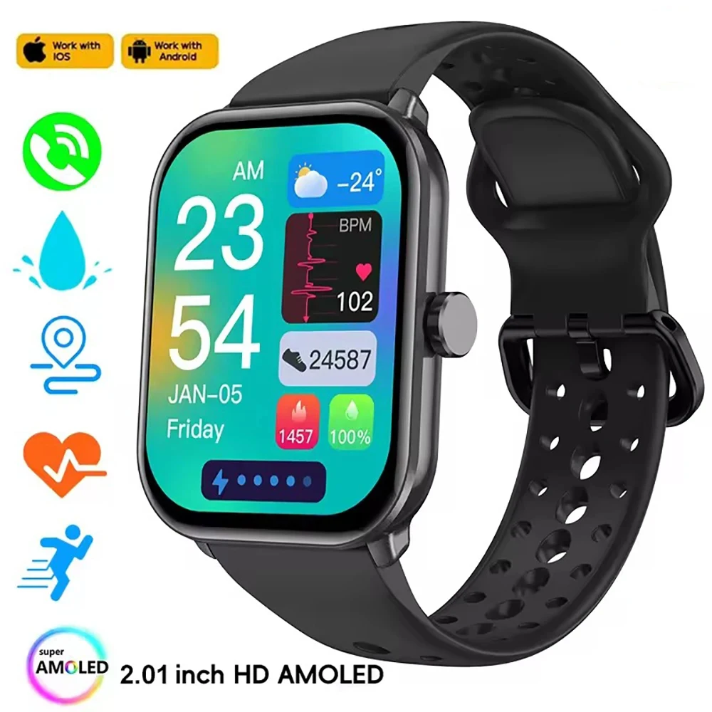 

Для Xiaomi Watch 5, глобальная версия, мужские и женские HD AMOLED-экран, пульсометр, Bluetooth-вызов, GPS-трек, водонепроницаемые спортивные умные часы