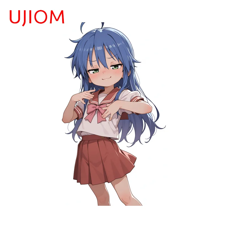 UJIOM Cute Konata Izumi Wall Stickers Interesting Cartoon Vestibule Wardrobe Desk Decal High Quality Personal Home Decoration
