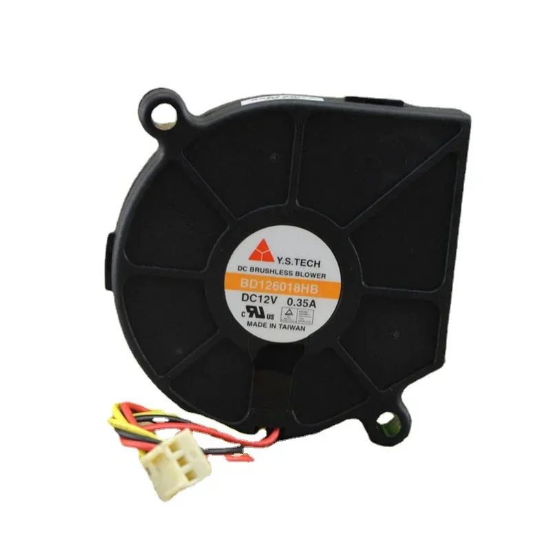 New Fan BD126018HB 12V 0.35A Turbo Centrifugal Blower Switch Fan Cooling Fan 6018 60*60*18MM