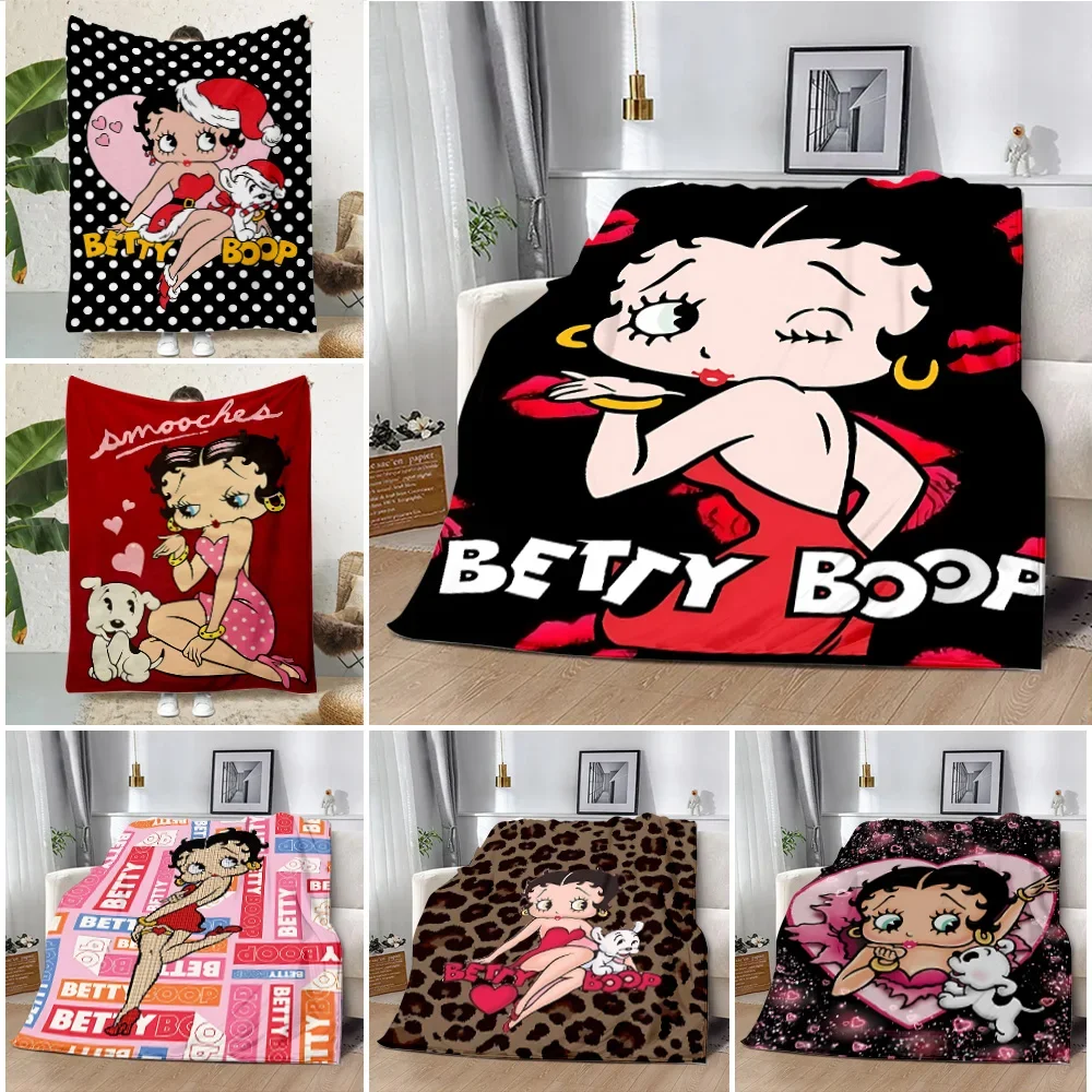 Printed Blanket Picnic Blankets Warm Blanket Soft and Comfortable Sexy Bettys Blanket Home Travel Birthday Gift