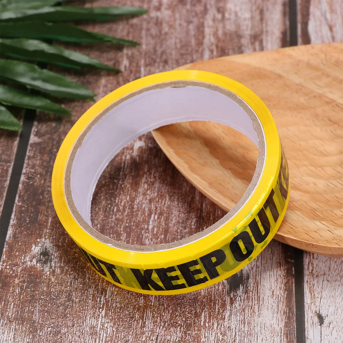 

2Pcs High Visibility Caution Tape Self Adhesive Safety Warning Tape for Factory Office School Construction Site Slip Resistant