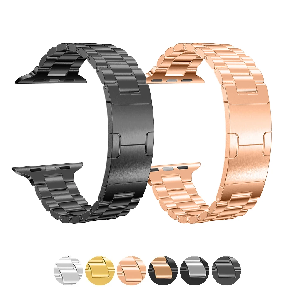 

Ремешок из нержавеющей стали для Apple Watch Ultra 3 2 49 мм, S11 46 мм, 42 мм, 45 мм, 41 мм, 44 мм для iWatch Series 11, 10, Ultra, 9, 8, 7, SE3, 6, 5