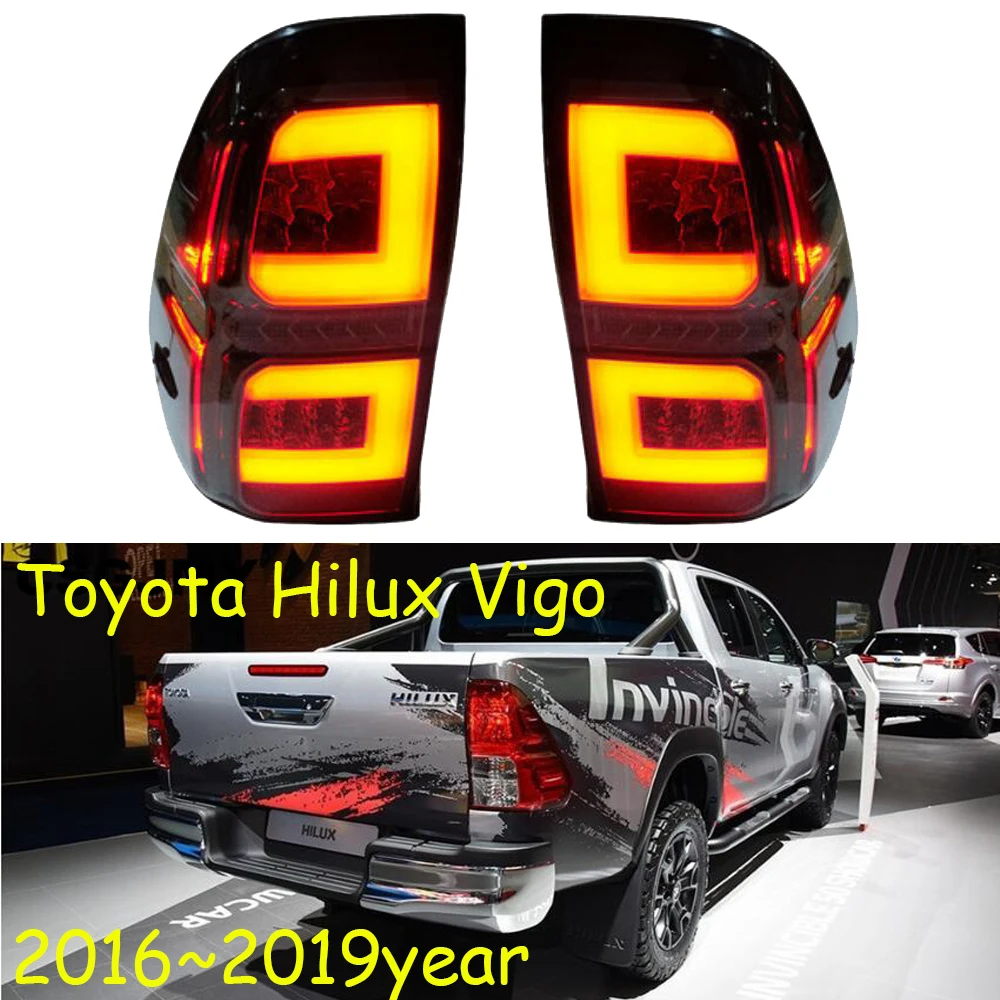 2016~2019y tail light for Toyota Hilux vigo taillight revo Brake LED car accessories Taillamp for vigo hilux rear light fog