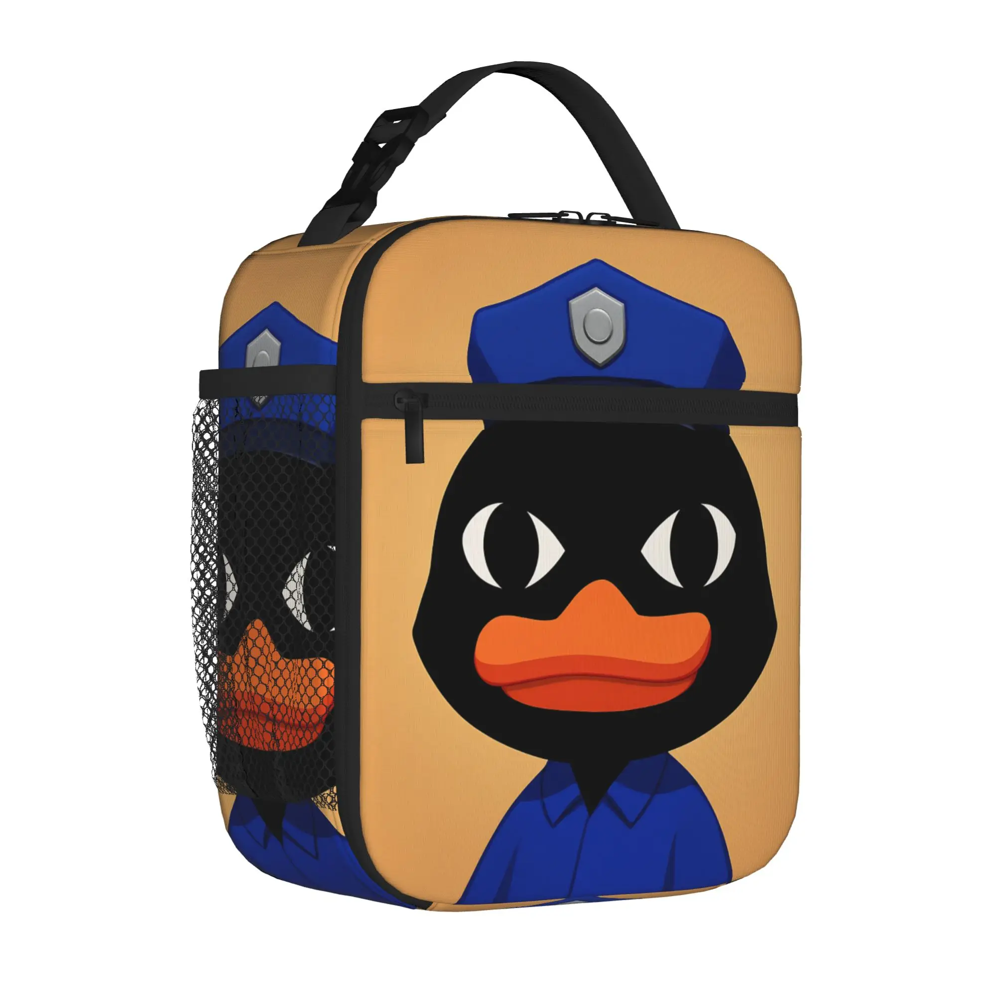 Animals Officer Duckman Hospitals Carry Thermal Cooler Bag Cartoon Game Durable Insulated Lunch Bags New Arrival Storage Box
