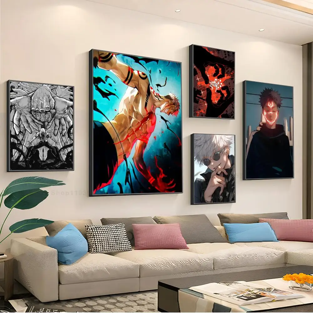 

Anime j-Jujutsu k-Kaisen Poster Paper Print Home Living Room Bedroom Entrance Bar Restaurant Cafe Art Painting Decoration