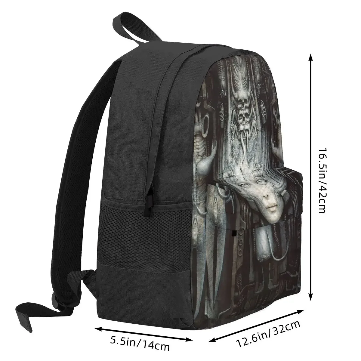 Hr Giger - Li - Painting Backpack Hot Sale Daypack Large Capacity Boys Girls BookBag School Bag Shoulder Bags for Men Women