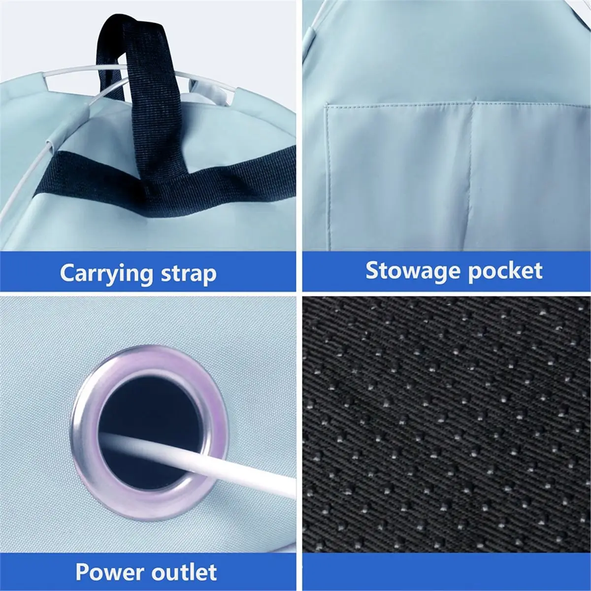 goodidea Portable Laptop Sun Shade Foldable Laptop Tent for Working Outside Computer Privacy Hood Heat UV Reflective Waterproof
