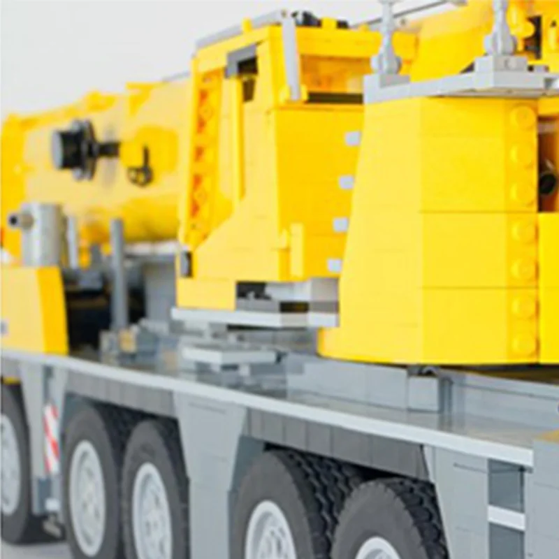 4599 قطعة MOC Liebherr LTM 5 1 النموذج الفني اللبنات العمارة اللعب DIY بها بنفسك الإبداعية هدية الكريسماس التعليم الطوب الاطفال #3