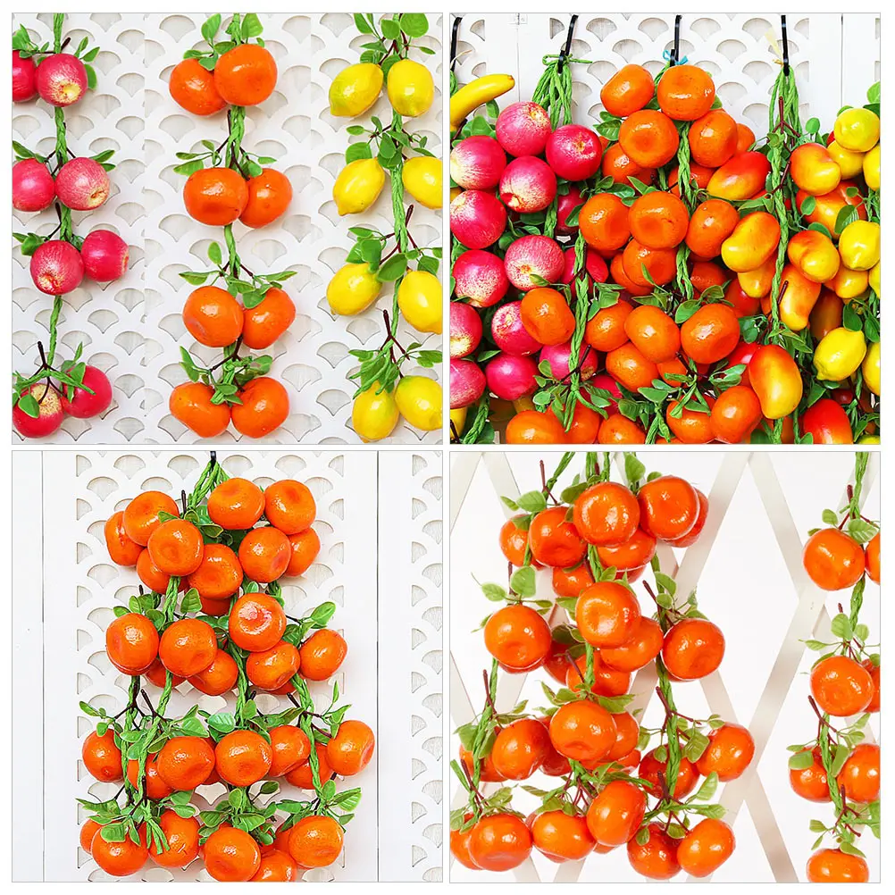 

3Pcs Simulation Fruit Ornaments Fake Decorations Home Restaurant Photo Props Lifelike Artificial Fruit Photo Prop
