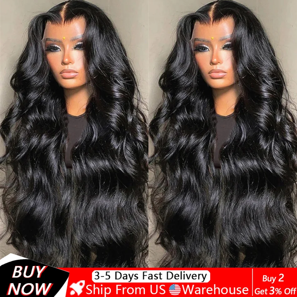 30 40 Zoll Körperwelle Lace Front Echthaarperücken für Frauen 13x4 HD Brasilianische Haarperücken 360 Vollspitzeperücke Echthaar vorgezupft