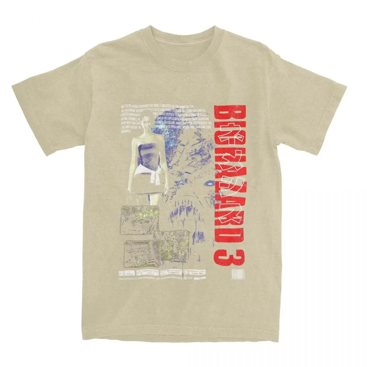 2025 الشر المقيم الشر BIOHAZARD 3 تي شيرت الرجال النساء الجدة القطن تيز س الرقبة قصيرة الأكمام تي شيرت هدية الملابس