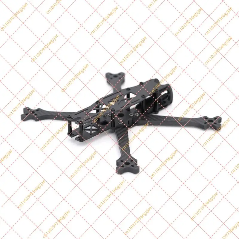 LF 5in FPV Freestyle Carbon Frame Kit Wide X Arm 5mm Arm Thickness for RC Drone