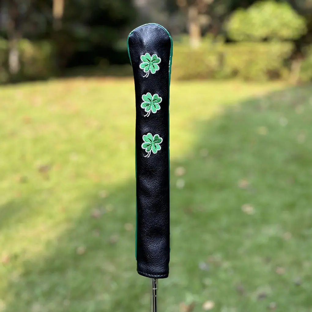 Комплект изящных кожаных головных уборов для гольфа для защиты клюшки, прочная кожа для гольф-клуба типа + 4