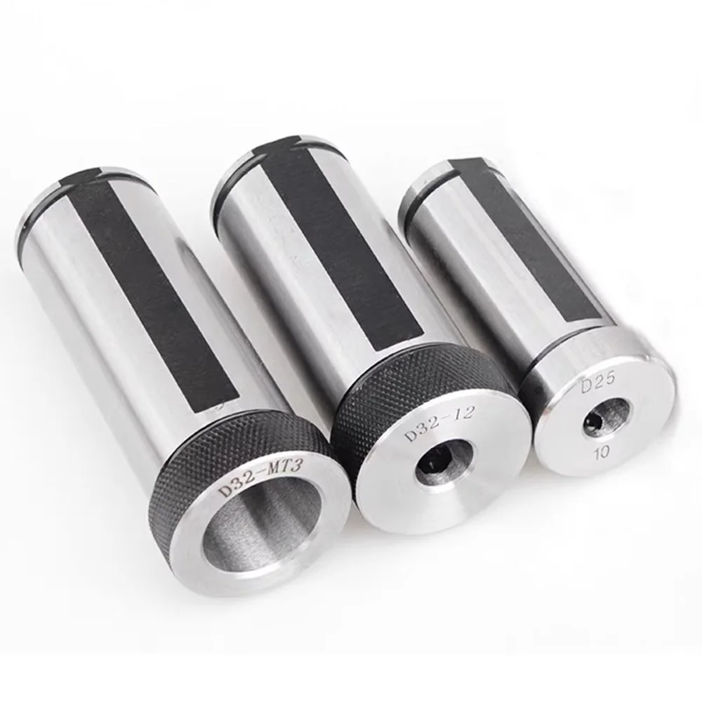 CNC Tools Lathe Center Machine Accessories Collet Chuck D20-MT1 D25-MT2 D32-MT3 D40 Morse Reducing Sleeve Drill Bit Holder Clamp