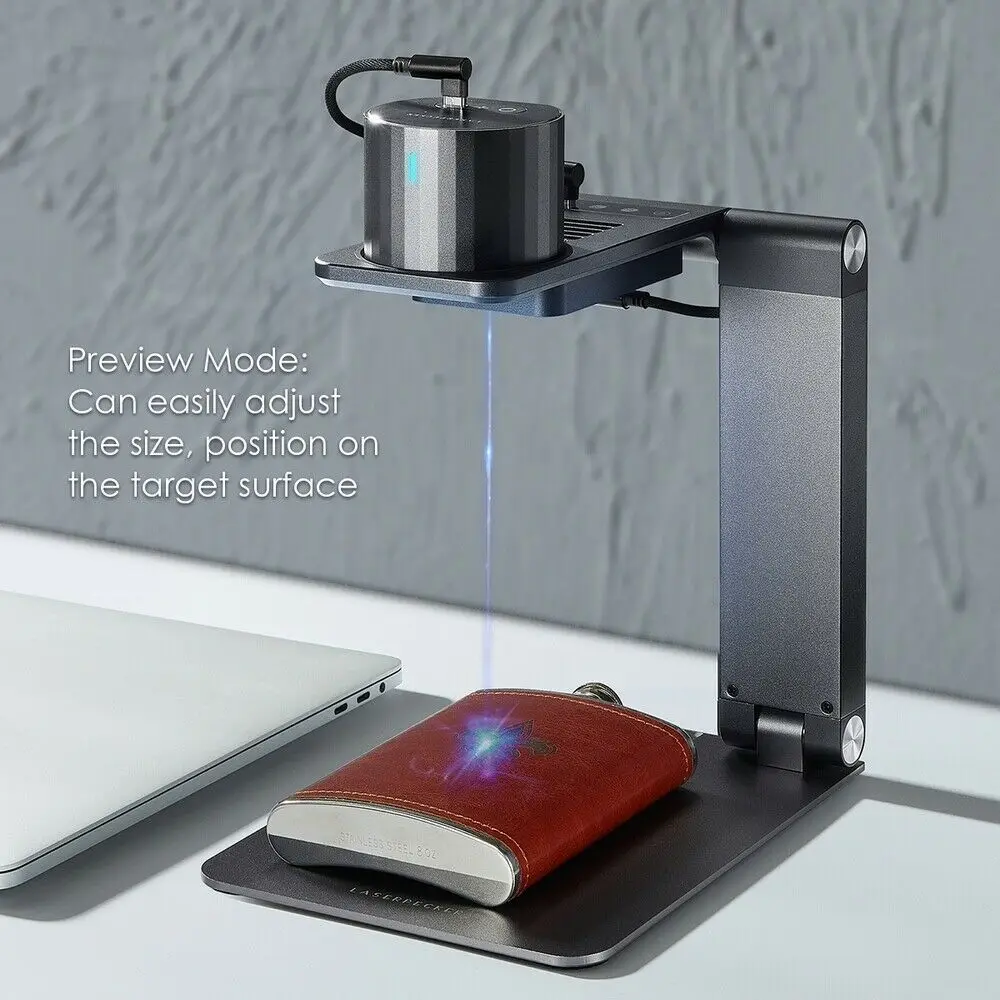 Laserpecker pro gravador a laser impressora 3d portátil mini máquina de gravação a laser desktop etcher cortador gravador com suporte