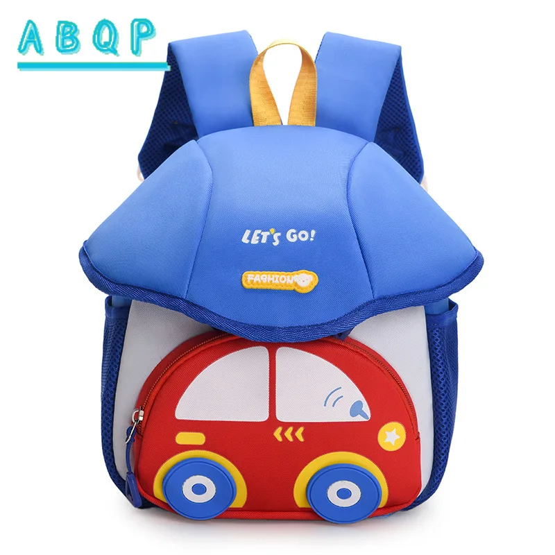 New Children's Schoolbag 3D Mushroom Shape Schoolbag for Boys and Girls Luxury Cartoon Kindergarten Schoolbag Large Capacity