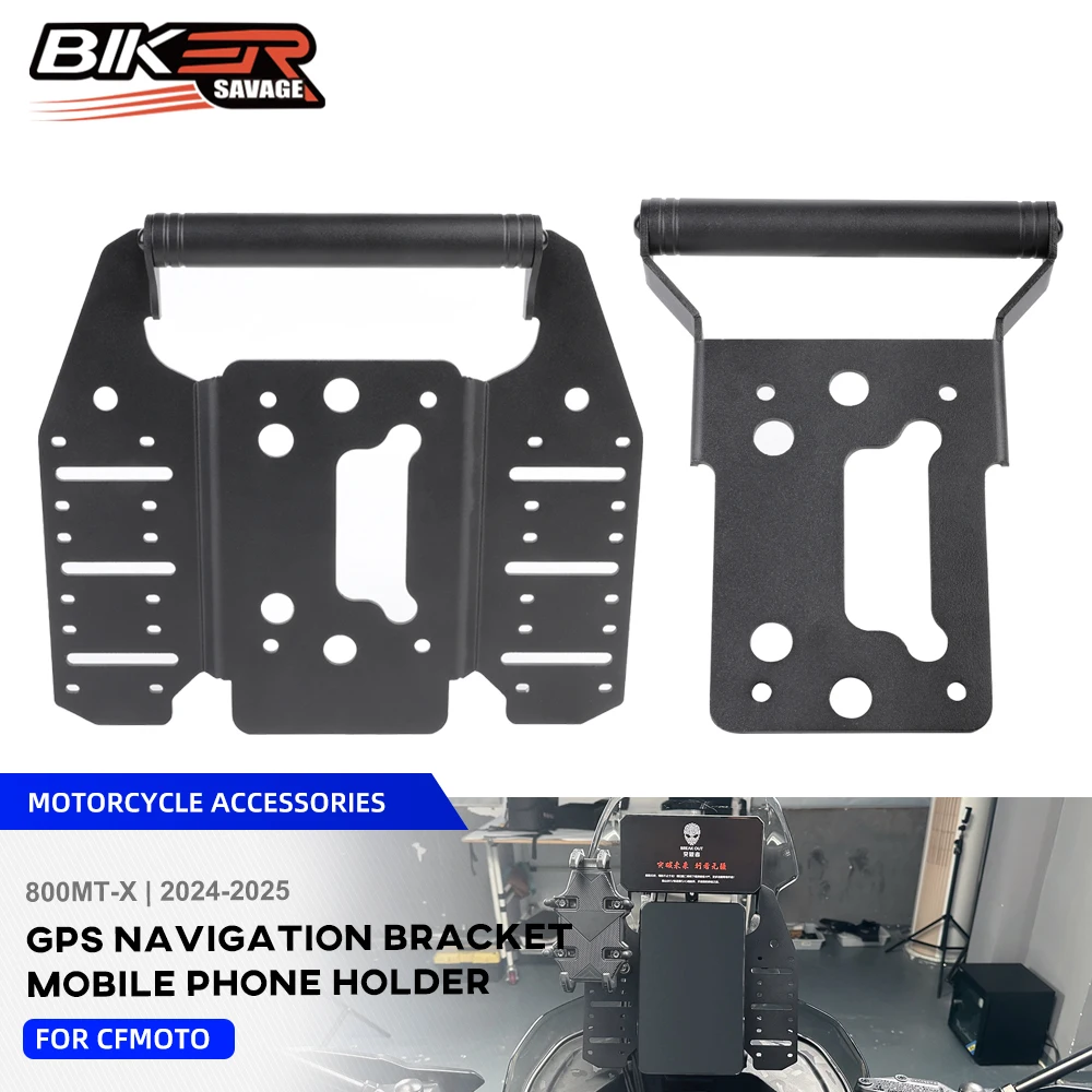 

800 MT-X 2025 Navigation Bracket Mobile Cellphone Holder For CFMOTO 800MT-X 2024 Motorcycle Handlebar Bar Extension Stand Holder