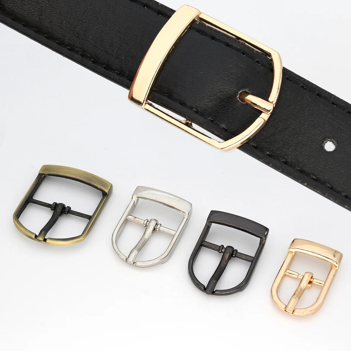 1piece Metal Belt Buckle Adjustable Tri-glide Pin Buckle for Leather Craft Bag Strap Garment Shoes Webbing Parts Accessories