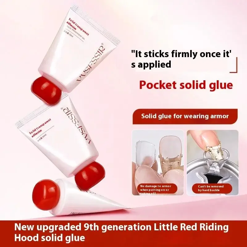 30ML stevige nagellijmgel voor druk op nagels, gelnagellijm voor nageltips Langdurige supersterke nagellijm voor acrylnagels